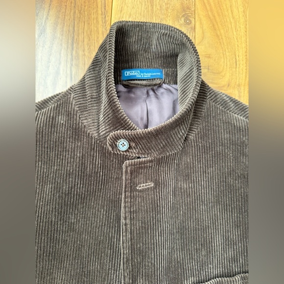 Vtg Polo Ralph Lauren Corduroy Hunting Shooting Sport Coat Blazer Brown Size M - Picture 10 of 16